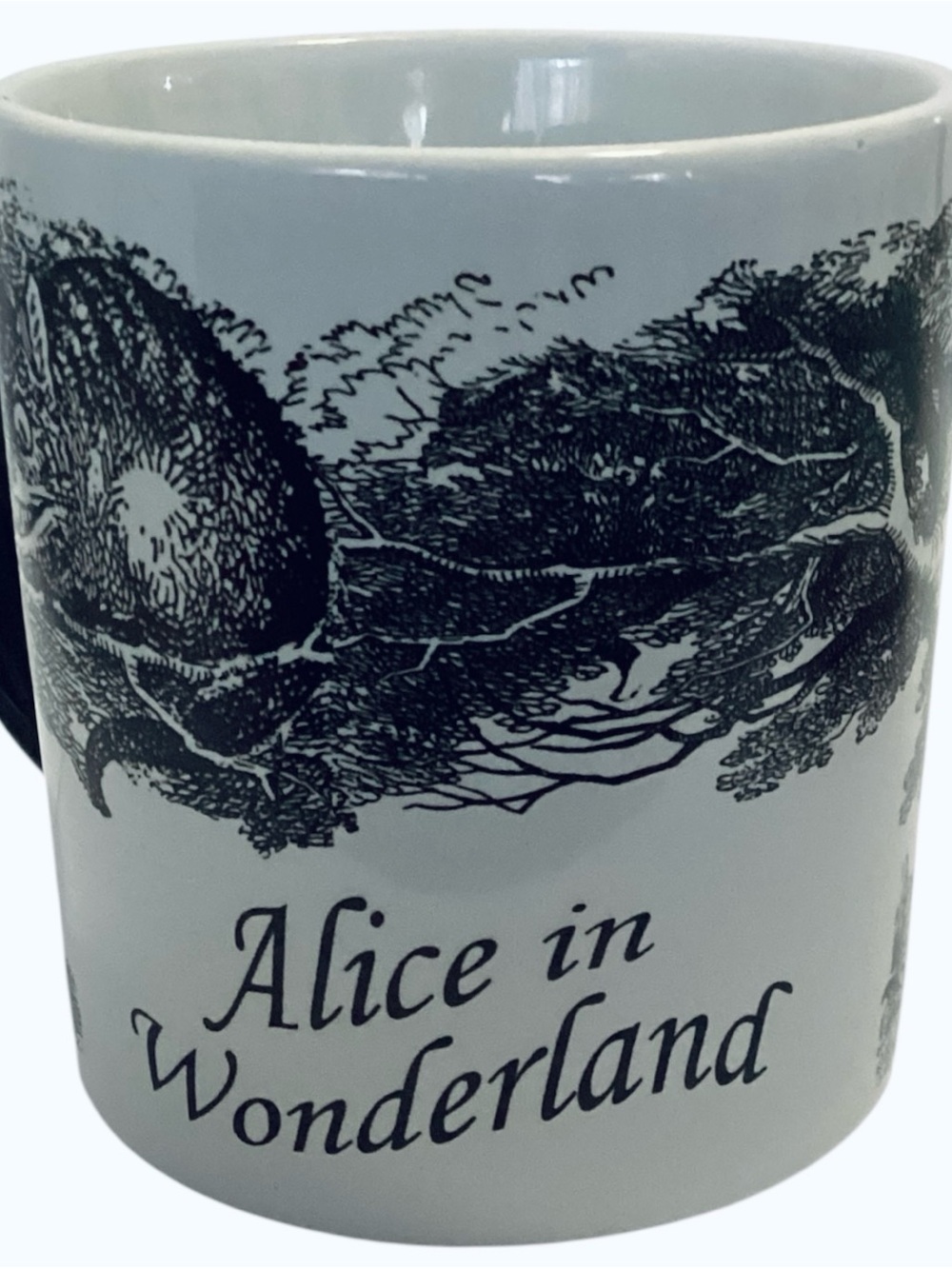 ALICE IN WONDERLAND Disappearing Cheshire Cat Unemployed Philosophers Guild Mug - Picture 3 of 6
